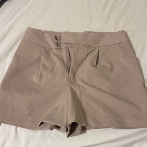 a new day Women's High Waist Tan Shorts
